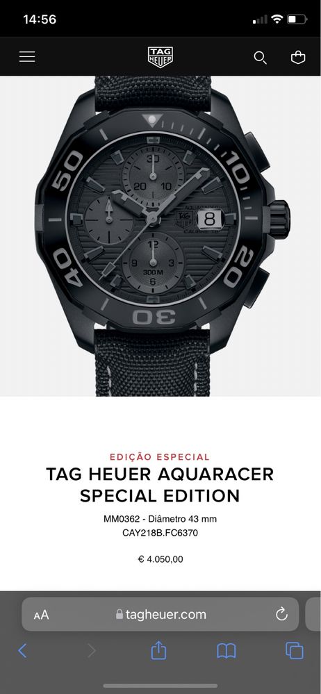 Tag Heuer Aquaracer Calibre 16 Black