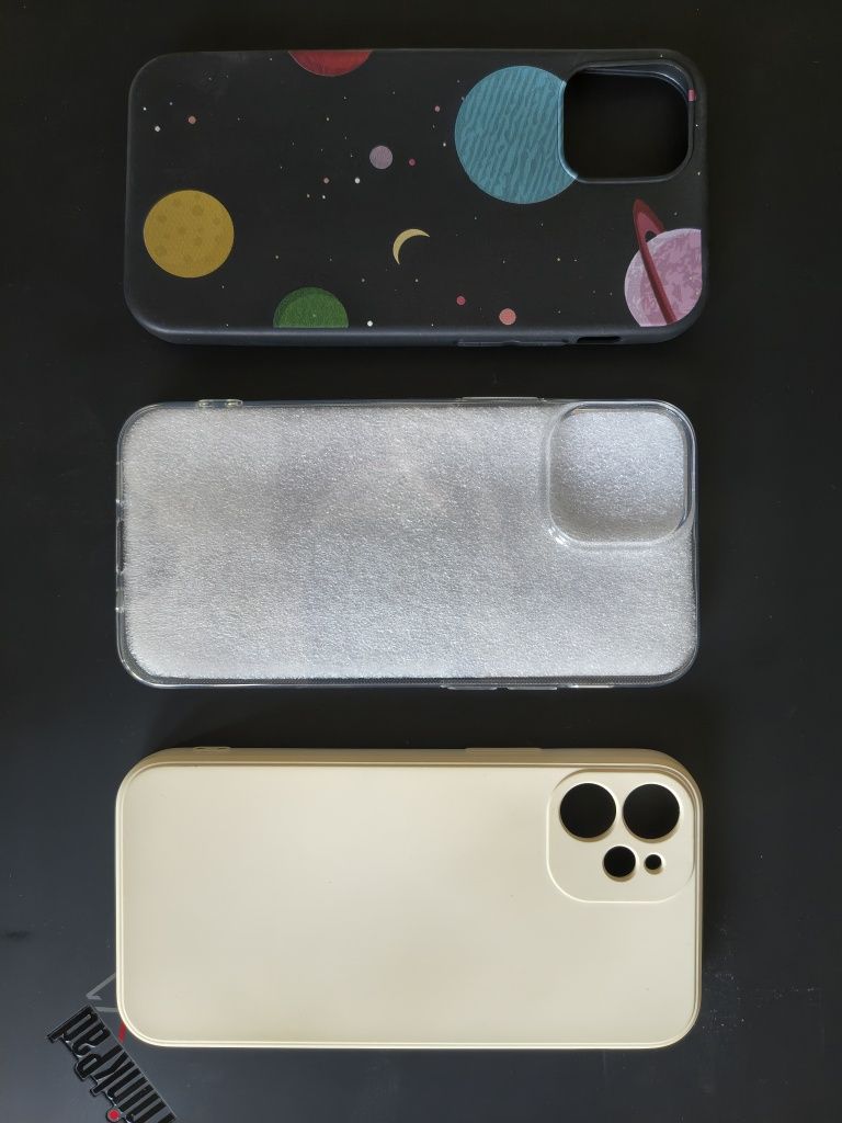 iPhone 12 mini - etui - oddam (3 sztuki)