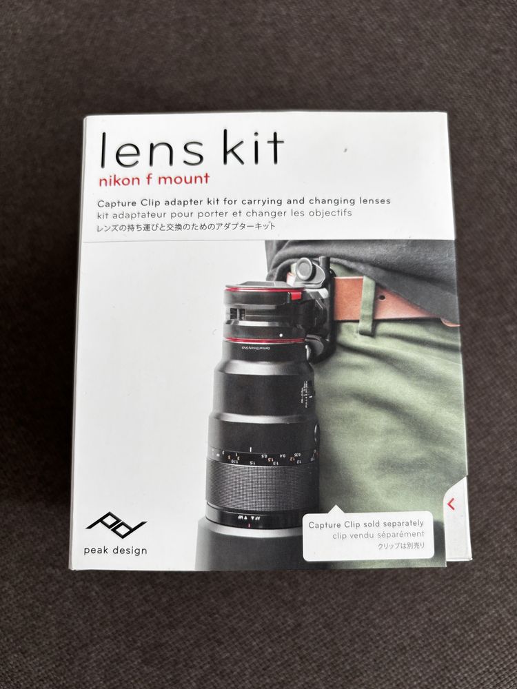 Peak Design Capture V3 + Capture Lens Kit Zestaw do Nikon F