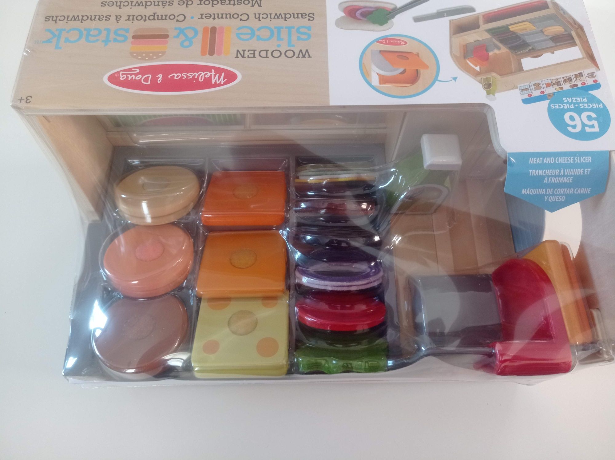 Sklep z kanapkami Melissa and Doug drewniana lada kanapkowa NOWE