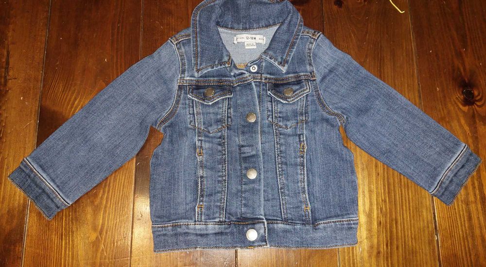 Denim Co, Kurtka jeansowa dla dziewczynki, rozmiar 86