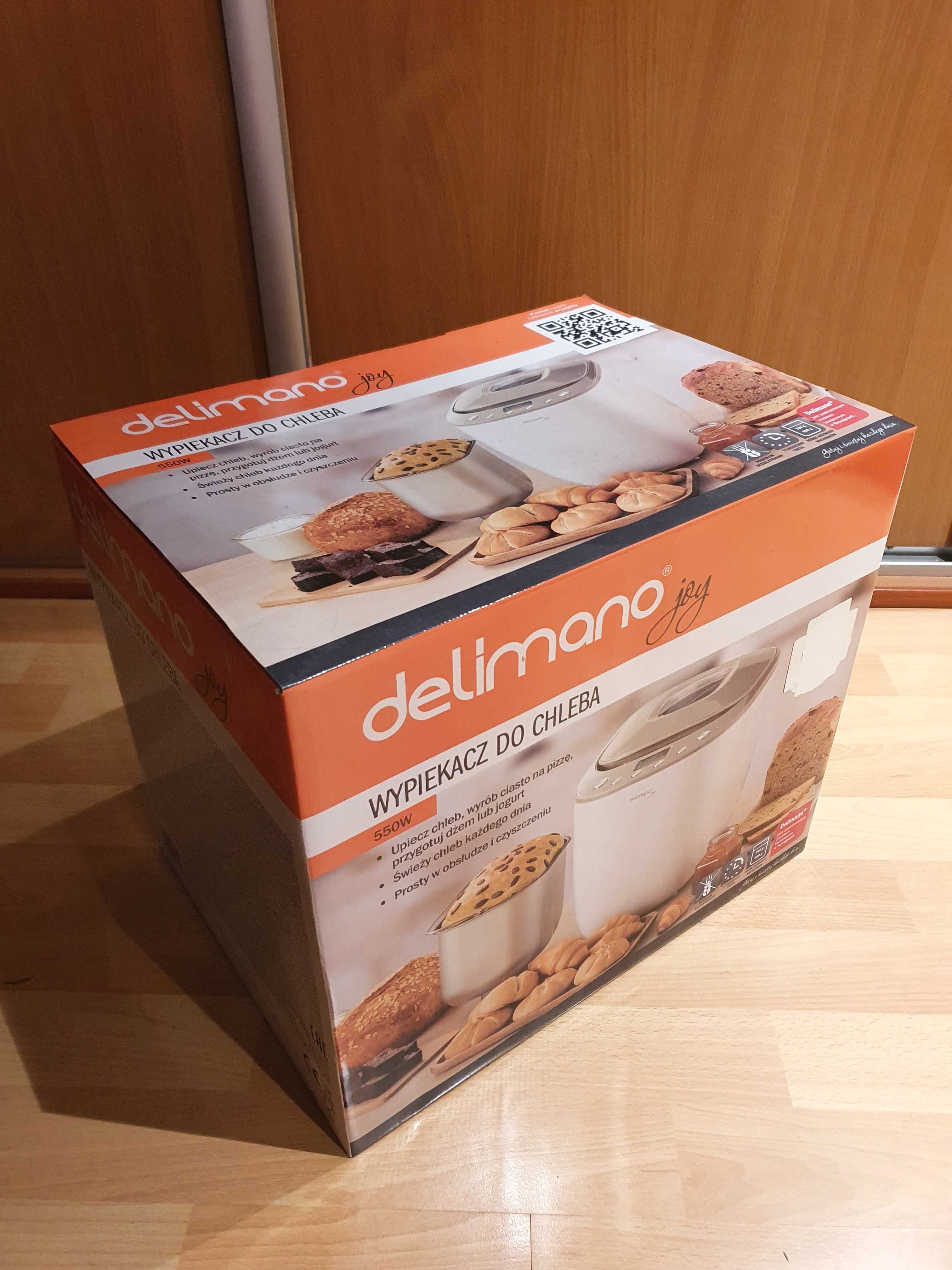 Wypiekacz do chleba Delimano Joy Bread Maker biały 550 W / Nowy!!