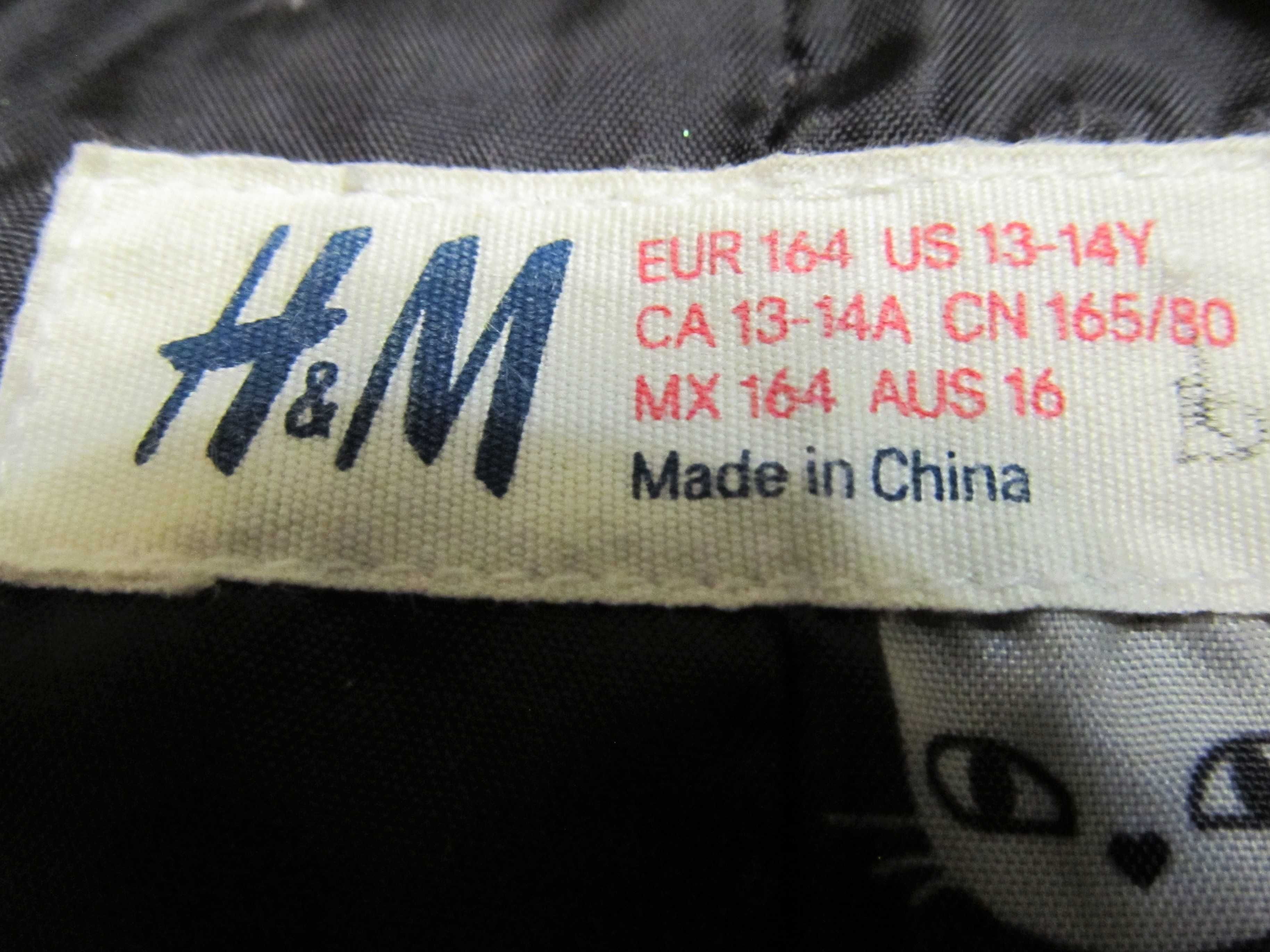 H&M кожаный жилет косуха 13-14 лет/164 см