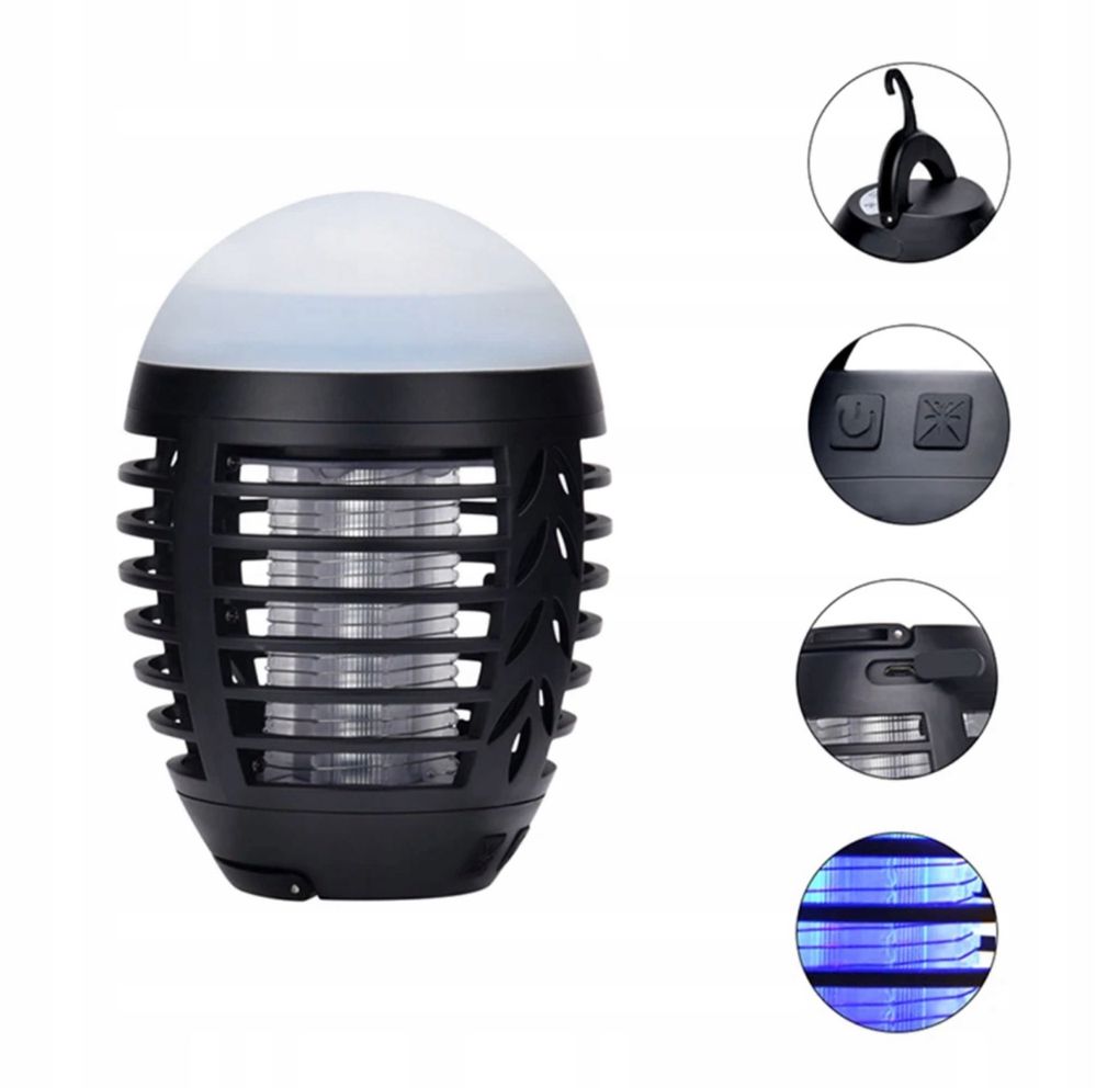 LED Elektryczna przeciw komarom Fly Bug