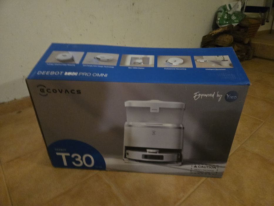 Aspirador/Mopa Robô Ecovacs Deebot T30