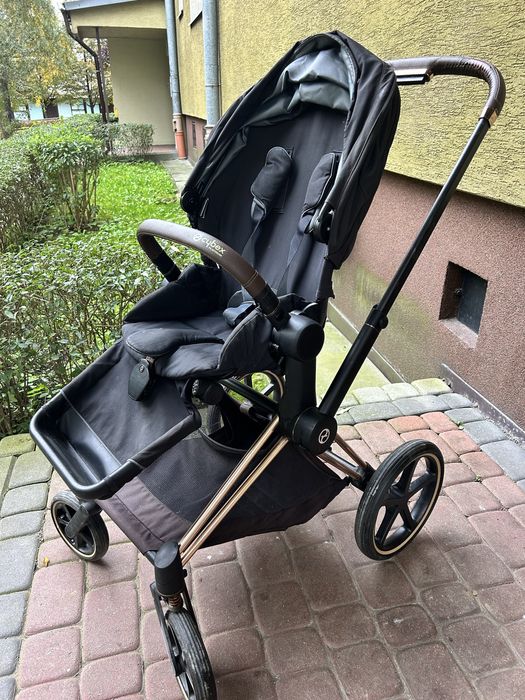 Wózek spacerówka Cybex priam 2.0 3w1 Rosegold
