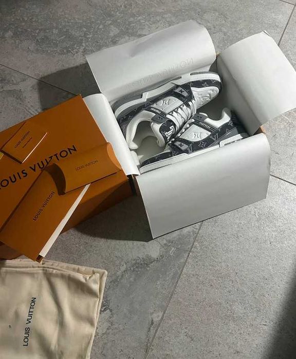 "koszykówki "Louis_Vuitton_Trainer_Grey Roz.43