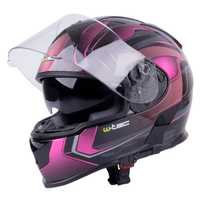 Kask motocyklowy w-tec v126 r. S blenda, kolor fuksja