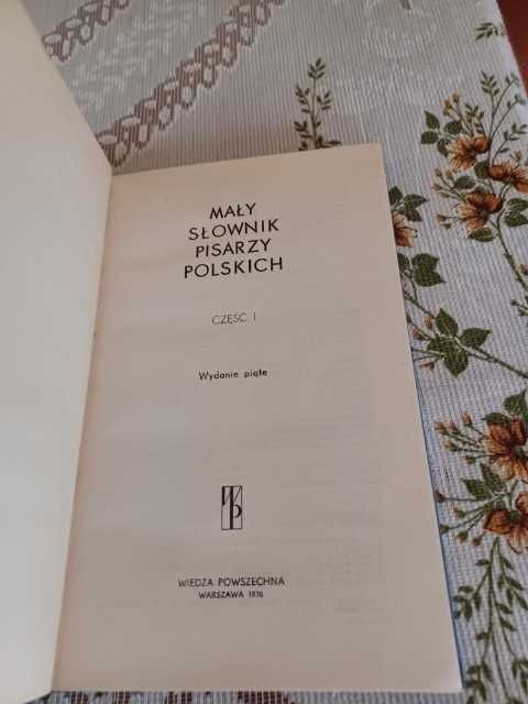 mały słownik pisarzy polskich , 2 polscy pisarze współcześni