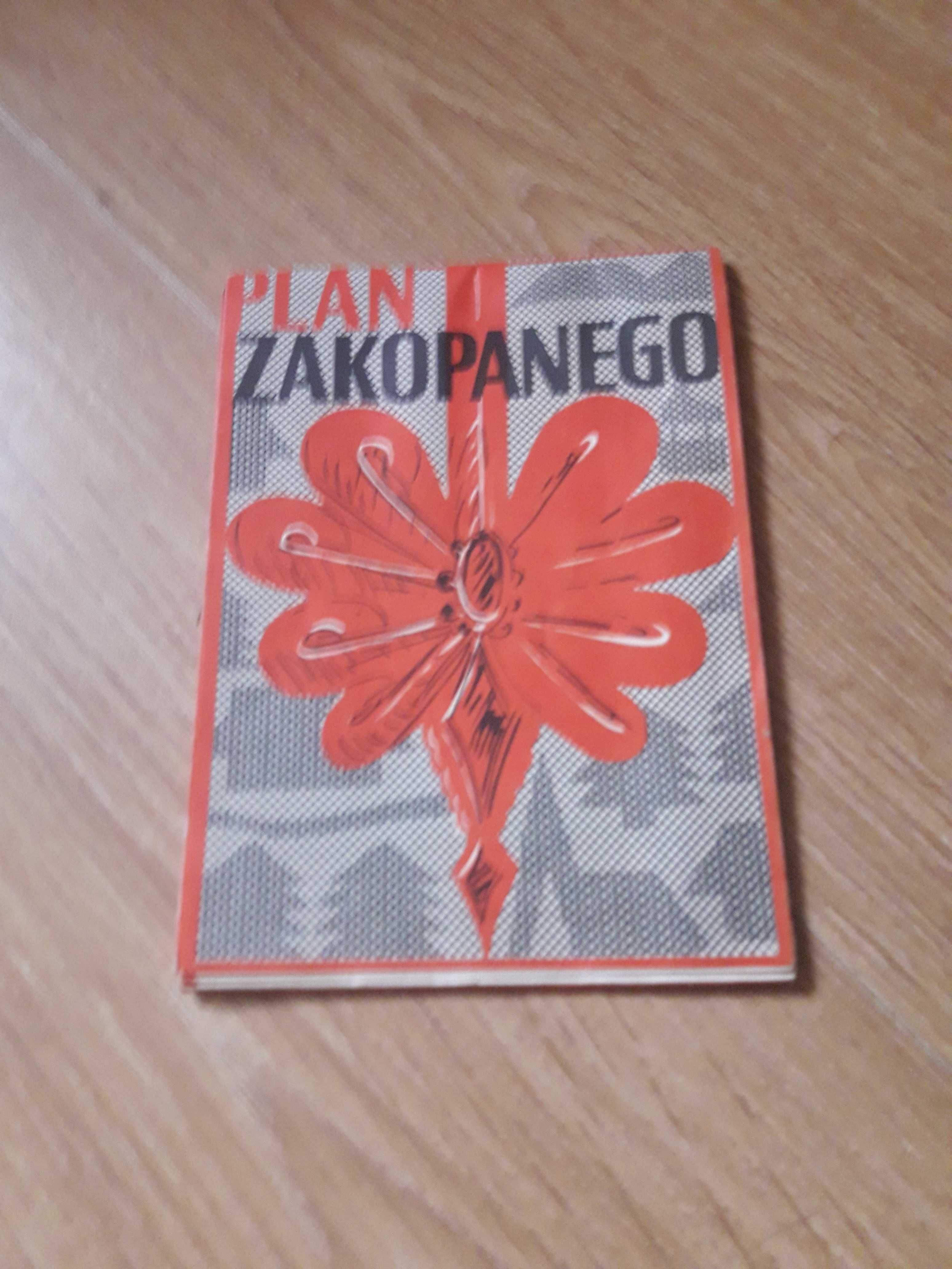 Stary plan zakopanego 1972 rok prl