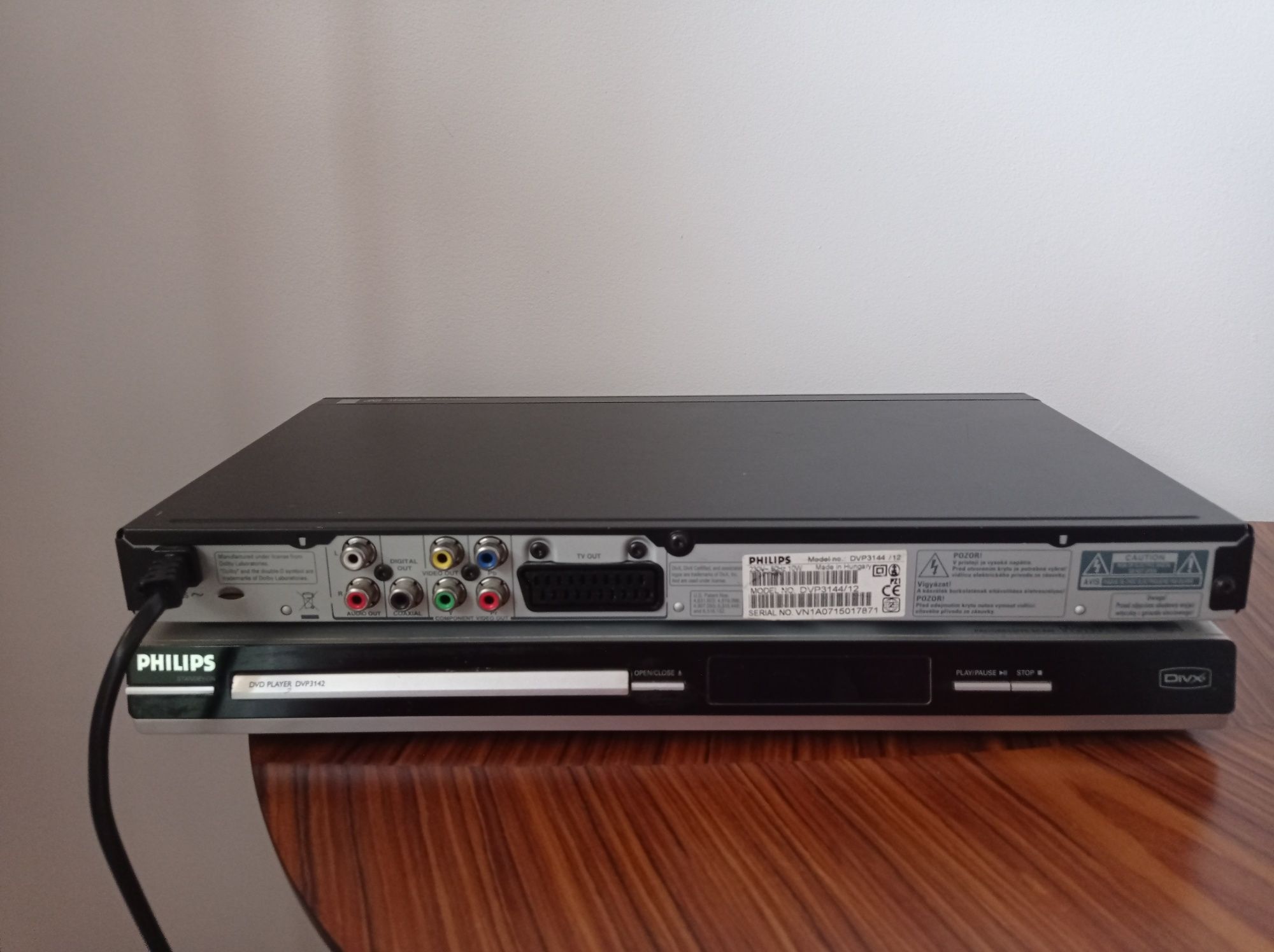 Odtwarzacz DVD PHILIPS DVP 3144/12 plus pilot