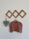 Bluza amy & lucy 92 pudrowy róż bufki