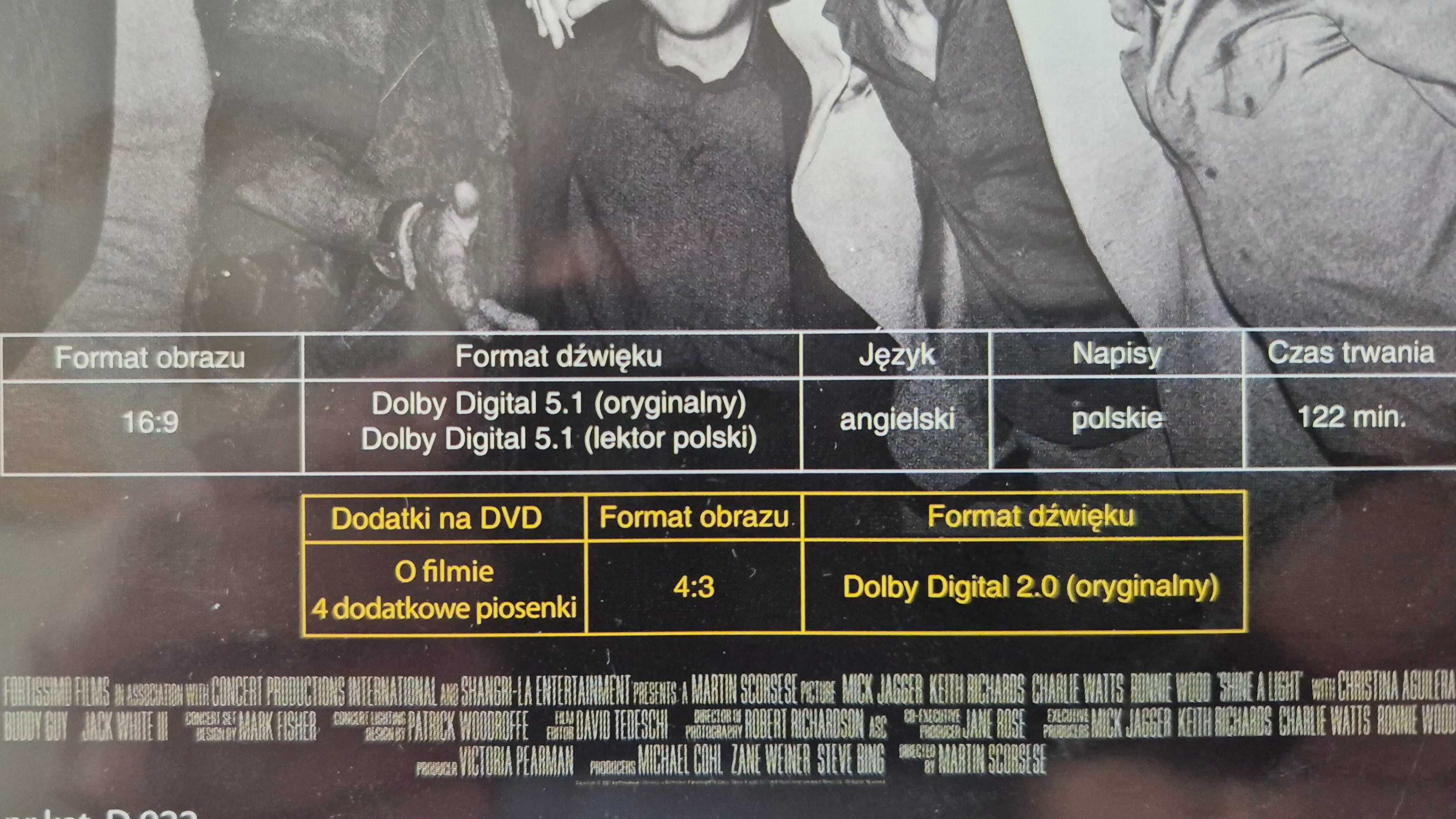 Rolling Stones, M. Scorsese, "W blasku świateł" (koncert 2008) [DVD]