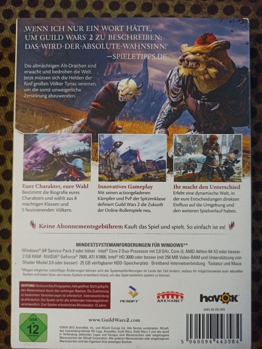 Guild Wars 2 PC.