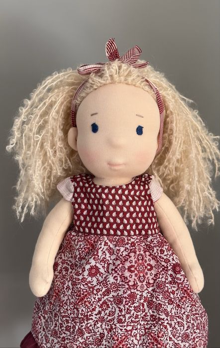 Вальдорфська лялька, кукла ручної роботи з набором одягу