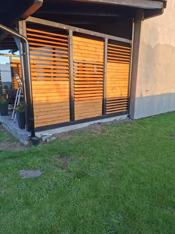 Ruchome deseczki żaluzje ogrodowe shutters