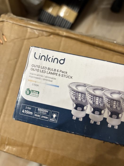 Zestaw żarówek LED GU10 2.5W 415lm żarówka led