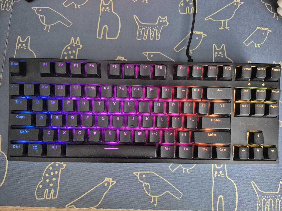 Klawiatura Gamingowa Przewodowa KRUX Pro RGB Gateron Brown