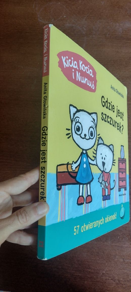 Kicia Kocia z okienkami "Gdzie jest szczurek?"