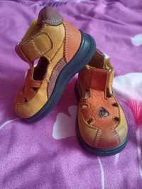 Sandały skórzane Bartek 19 dziecięce unisex sandałki pierwsze buciki
