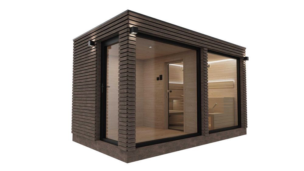 Sauna ogrodowa Xavier XL 430 cm x 250 cm