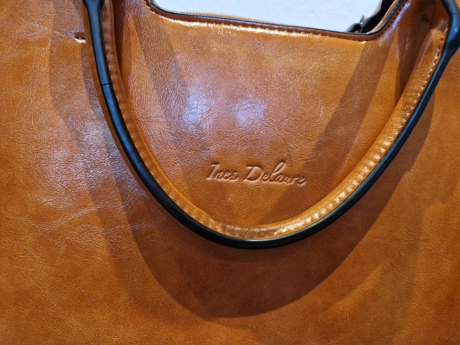 Brązowa torebka, shopper,  camel, polecam