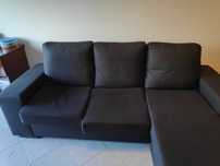 Sofá com chaise longue