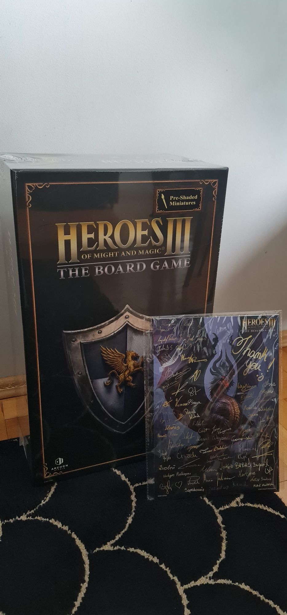 Heroes 3 board game planszowa Największy All In Pledge Shaded BIG BOX