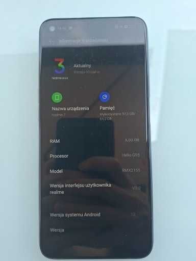 realme 7 Blue, 6GB Android v12.