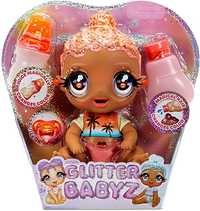 Большая кукла Glitter Babyz Coral Pink (Palm Trees) Baby Doll