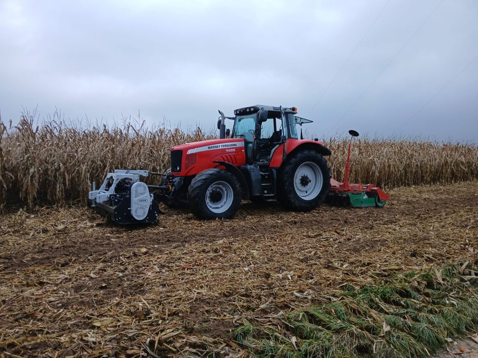 Usługa mulczowania(po kukurydzy poplonów i nie użytkownik)