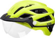 Ked Covis Lite LED M 52 58 kask MTB rowerowy przesłona żółty