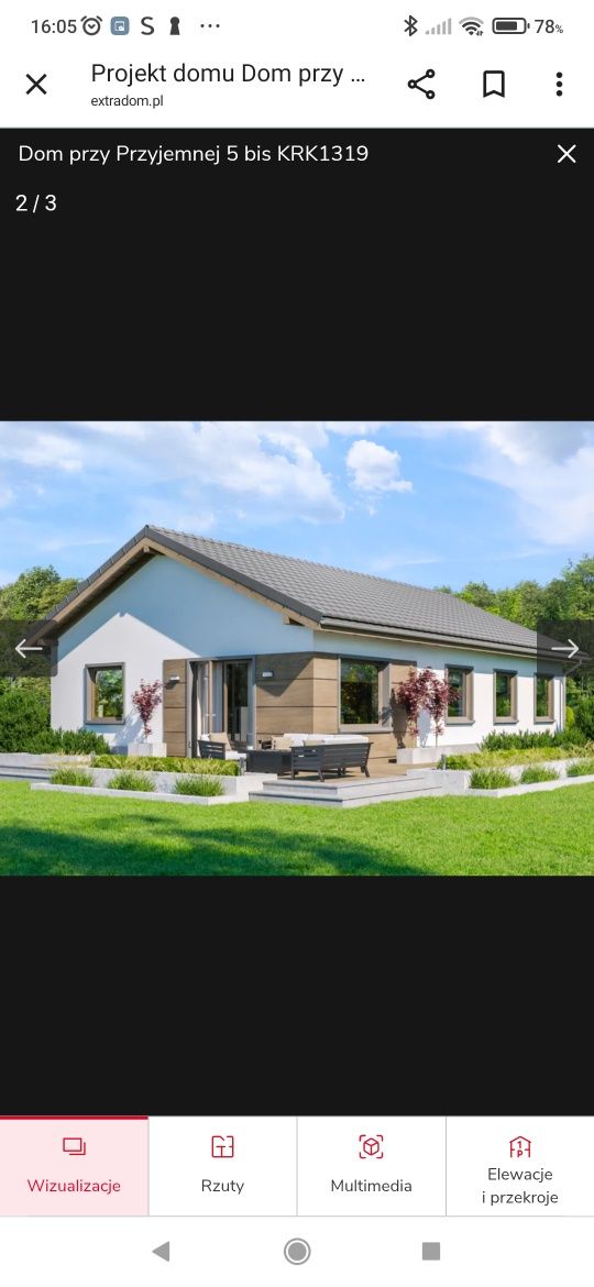 Projekt domu parterowego