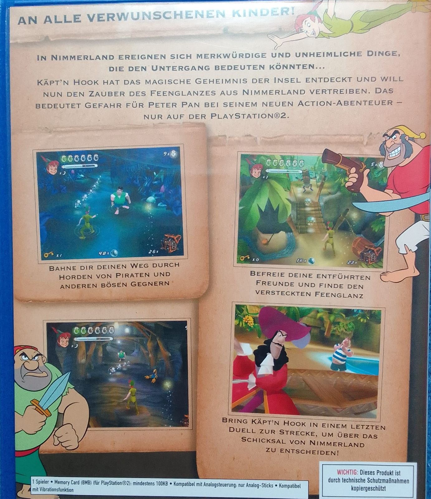 Peter Pan gra PlayStation 2