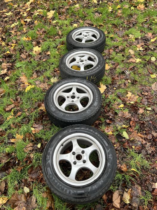 Диски Borbet R16 4/114,3 с зимней резиной