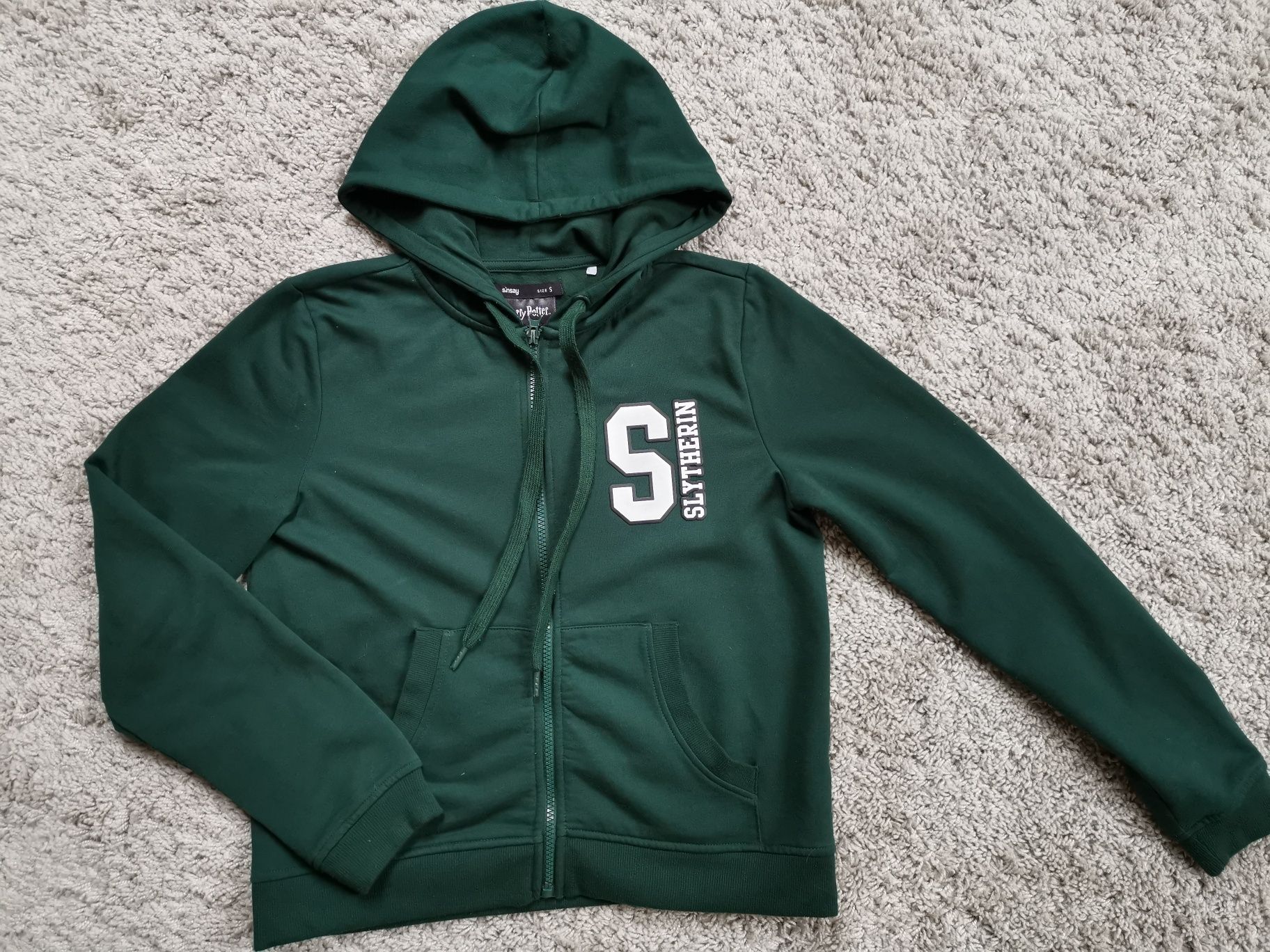 Bluza sportowa z kapturem Harry Potter Slytherin rozmiar S 158