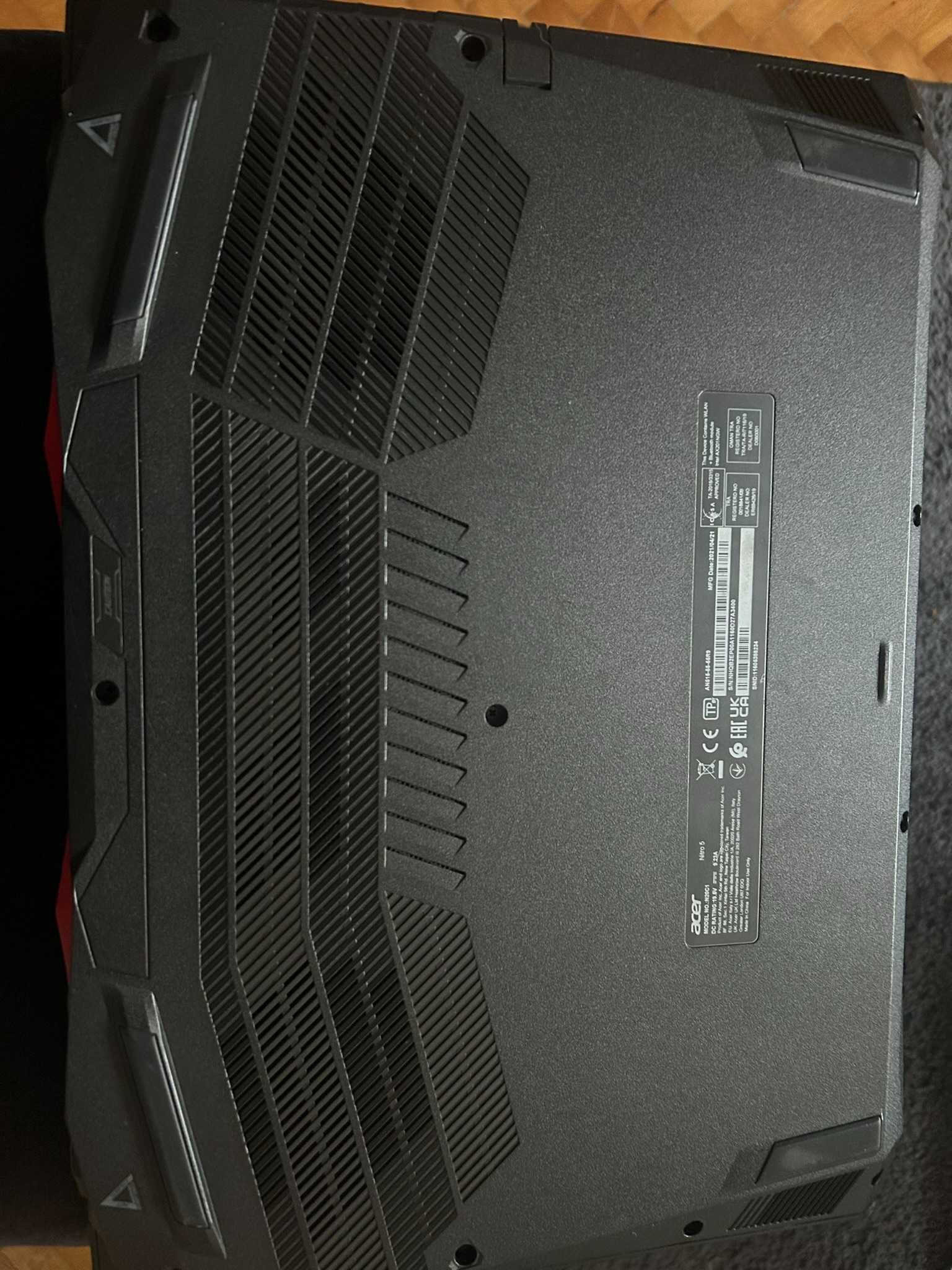 Laptop acer nitro 5 AN515-55 I5-10300H 16GB 512GB RTX3060 na Gwarancji
