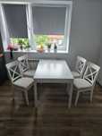 Stół + 4 krzesła ikea stan idealny