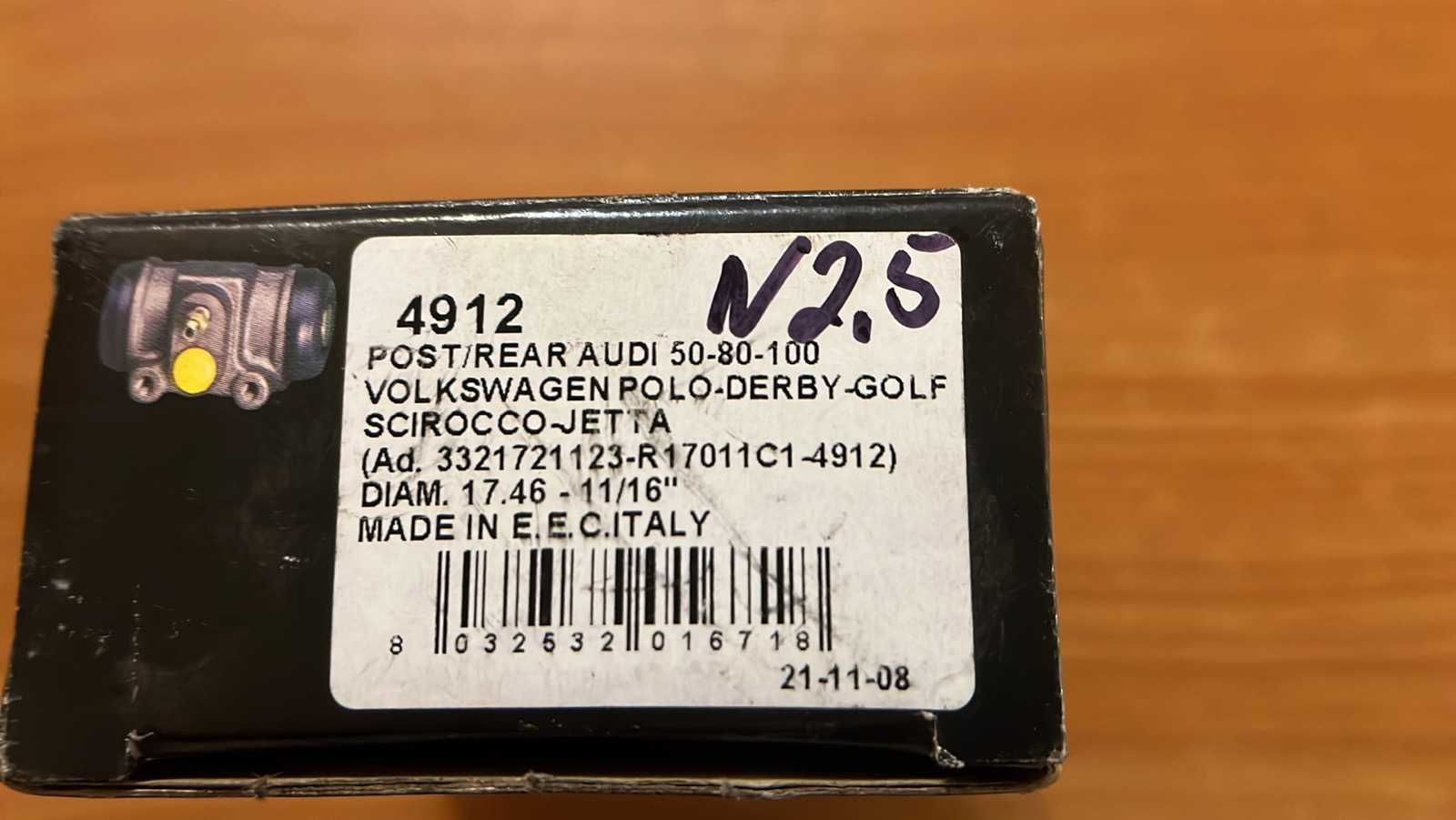 тормозний циліндр VW Polo Golf 3 Audi 80 100 задній
