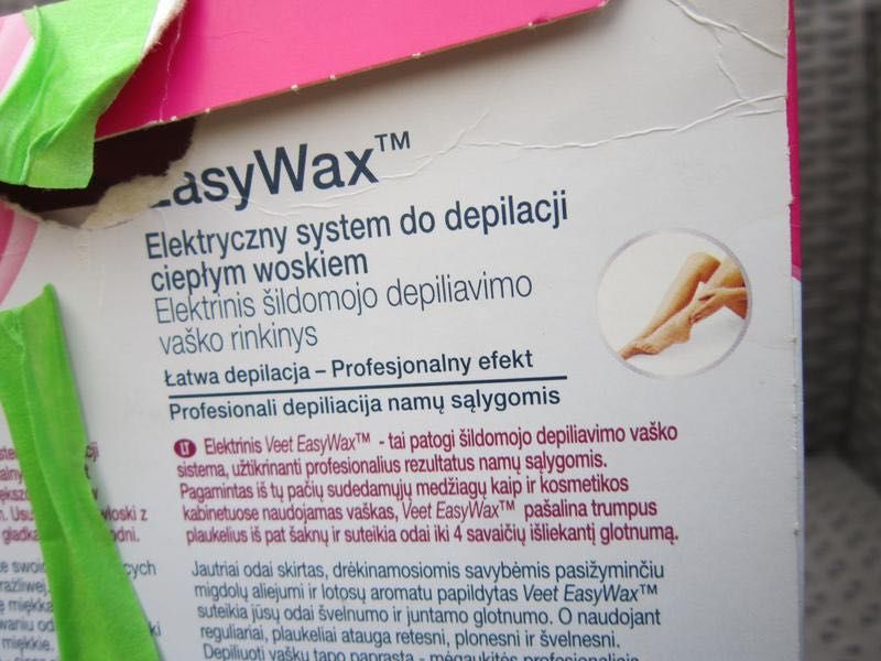 Набір для депіляції veet easywax електрична система для видалення