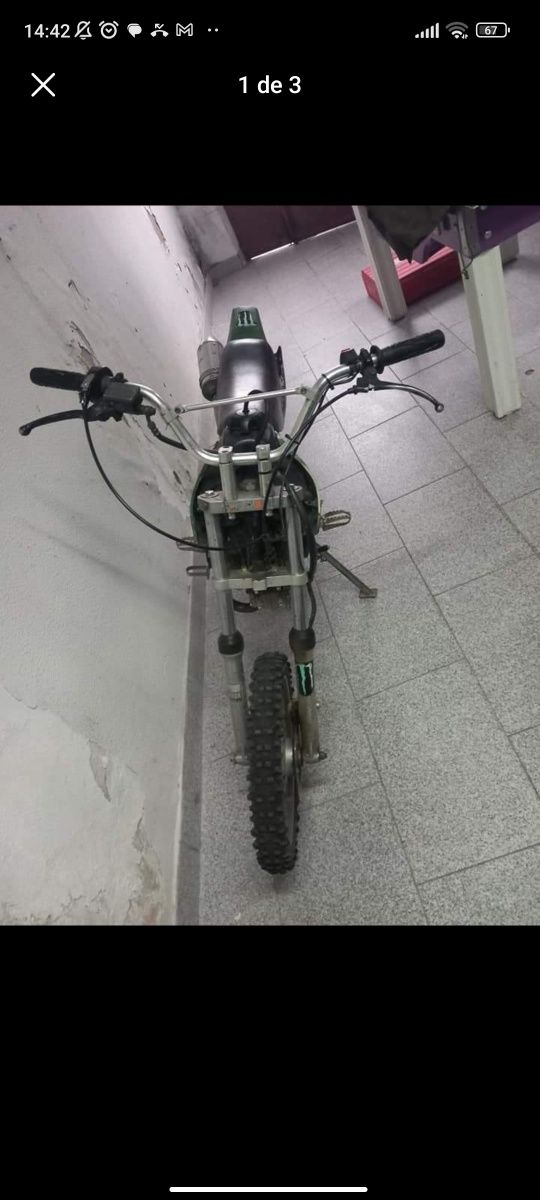 Pit bike 140cc a trabalhar!!