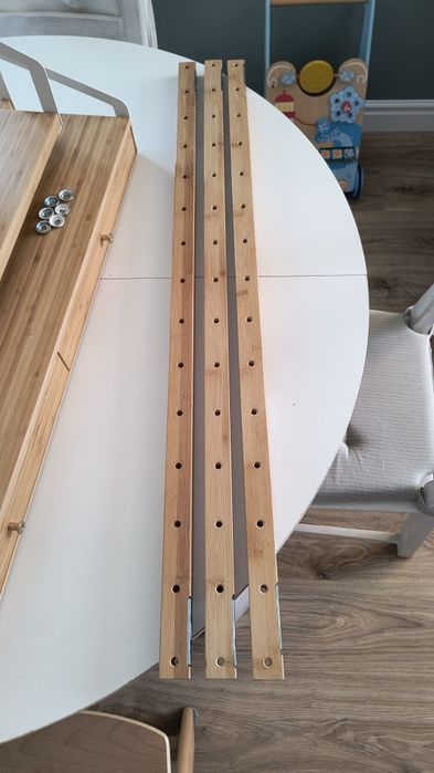 IKEA Svalnas biurko regał wiszący modułowy bambusowy