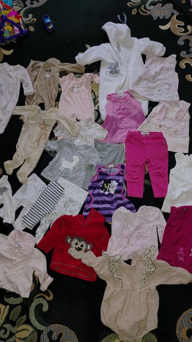 Пакет речей на дівчинку, великий 0-6 місяців