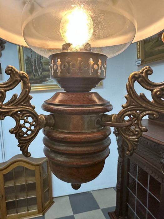 Люстра на 1 лампу бронза 7088