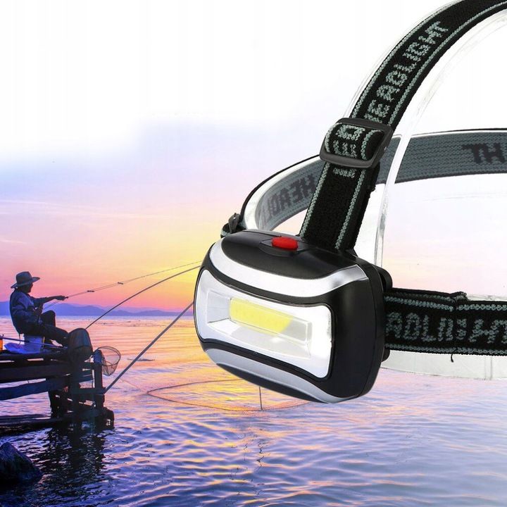 COB HeadLight 3W latarka głowę czołówka czołowa 3xAAA lampka IPX4