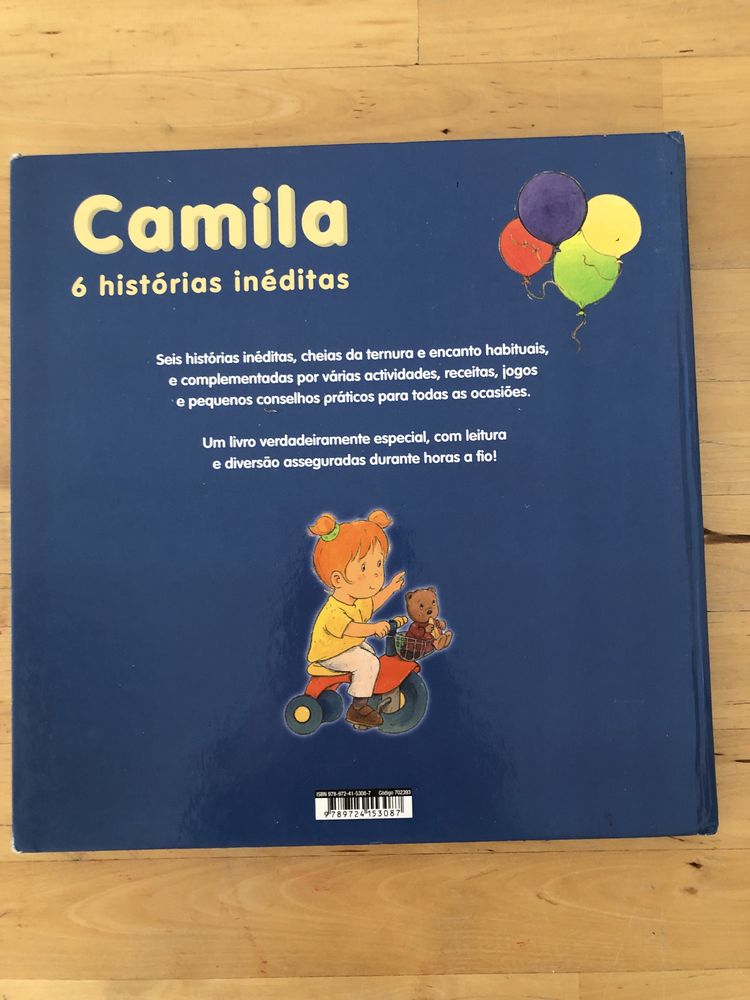 Livro infantil “Camila-6 histórias inéditas”