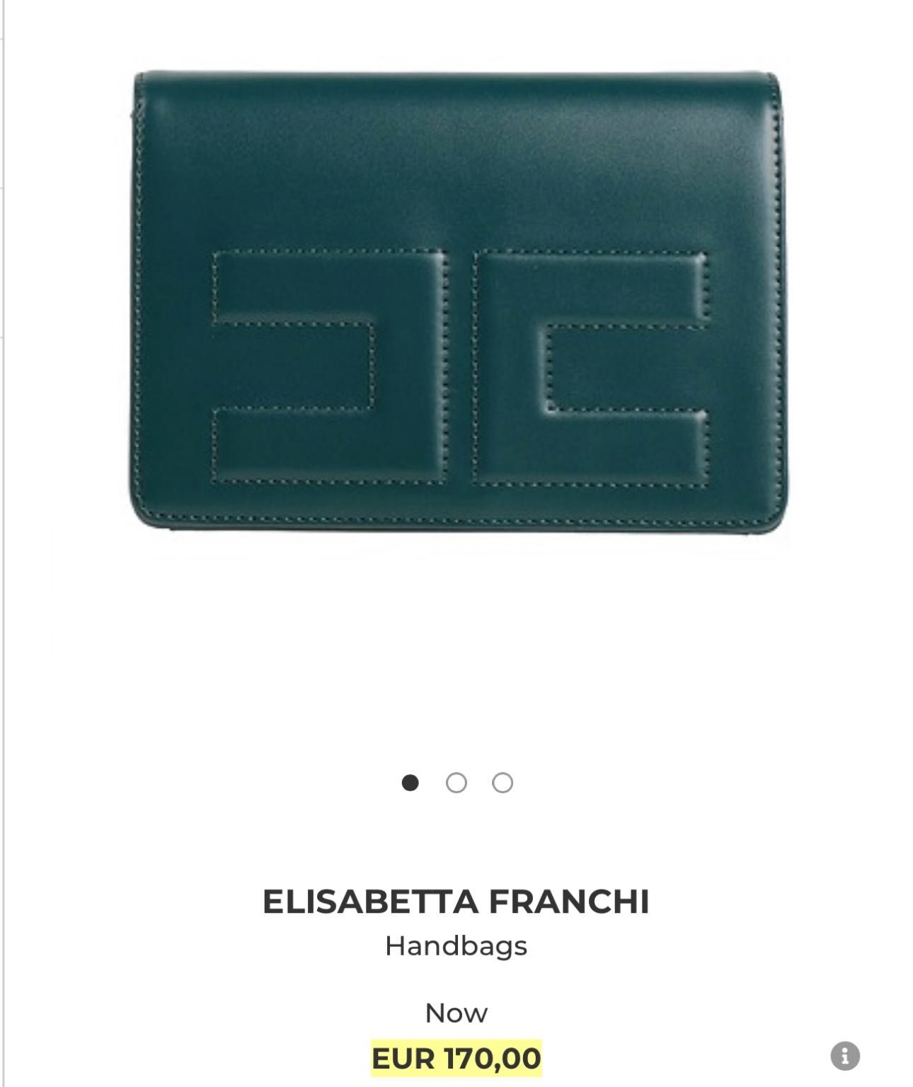 Сумка на цепочке Elisabetta Franchi