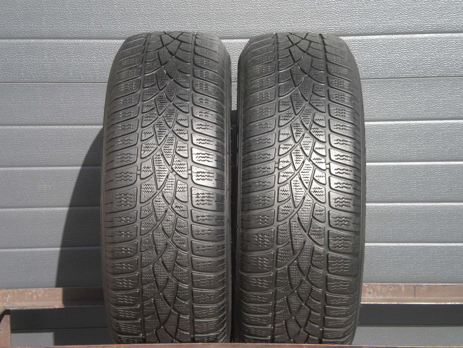 ! 2x Opony zimowe dostawcze DUNLOP WINTER SPORT 3D 215/60R17C 5,5mm