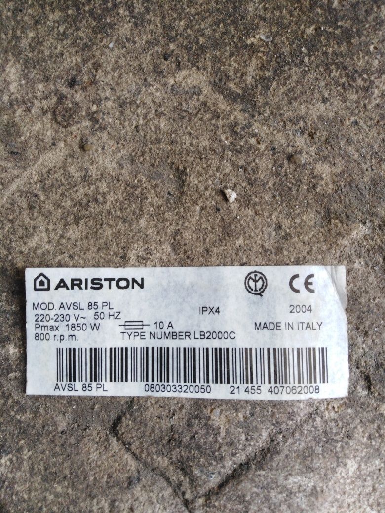 Silnik z pralki Ariston AVSL85PL.