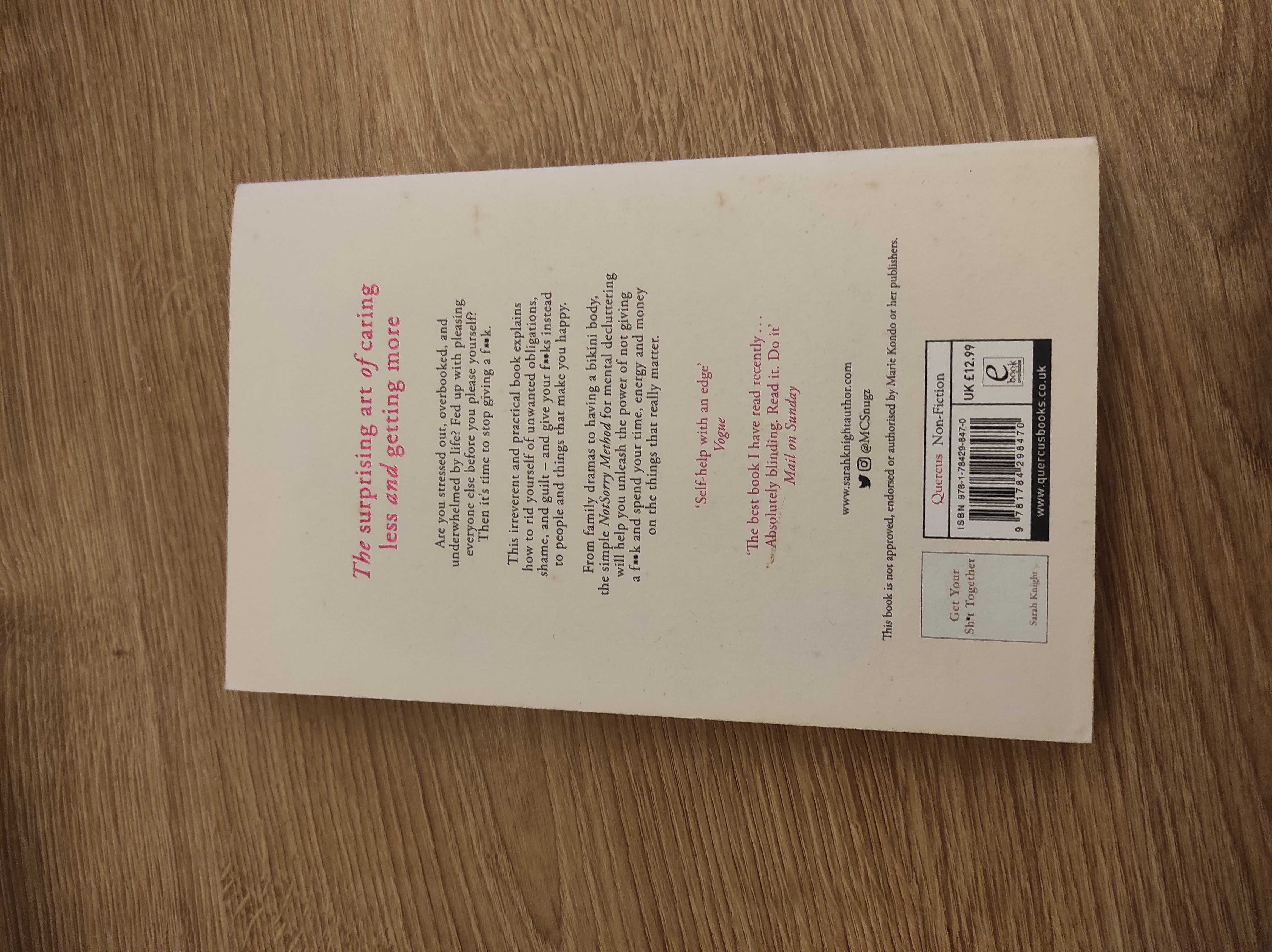 Livro The Life-Changing Magic Of Not Giving A F**K